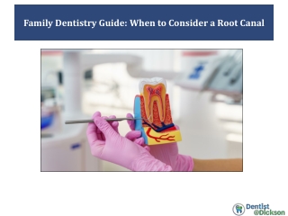 Family Dentistry Guide When to Consider a Root Canal
