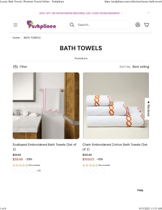 Bath Towels on Sale Online – Pushplinen