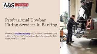 Towbar Fitting Barking