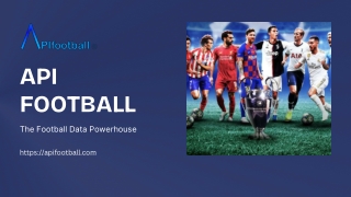 API Football The Football Data Powerhouse
