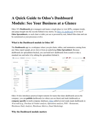 A Quick Guide to Odoo’s Dashboard Module_ See Your Business at a Glance