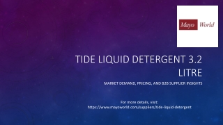 tide liquid detergent 3.2 litre