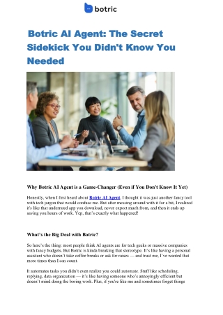 Botric AI Agent – Smart 24/7 Customer Support