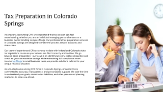 Expert Tax Preparation for Individuals & Businesses