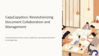 Explore CapyCapydocs: Your AI-Powered Docs Assistant