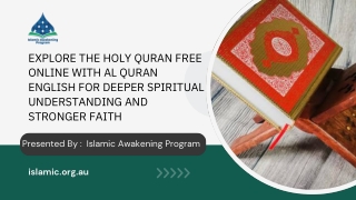 Explore the Holy Quran Free Online with Al Quran English for Deeper Spiritual Understanding and Stronger Faith