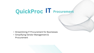 QuickProc – Leading Procurement & Vendor Management Software Solutions