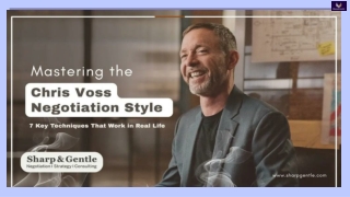 Chris Voss Negotiation