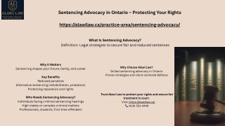 Criminal Sentencing Advocacy Services | Alawi Law Firm