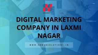 Best Digital Marketing Company in Laxmi Nagar