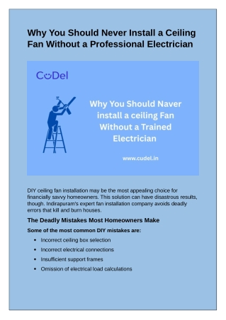 CuDel-Never-Install-a-Ceiling-Fan-Without-a-Professional-Electrician