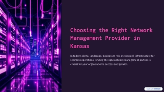How to Choose the Best Network Management Provider in Kansas