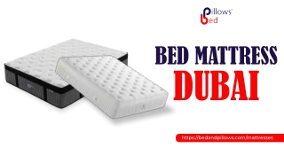 Bed and Pillows – Premium Bed Mattress Dubai Collection