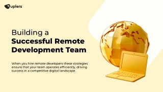 Building a Successful Remote Development Team