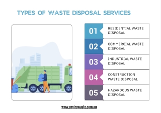 Types of Waste Disposal Services