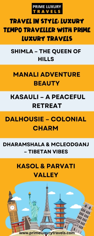 Travel in Style Luxury Tempo Traveller with Prime Luxury Travels
