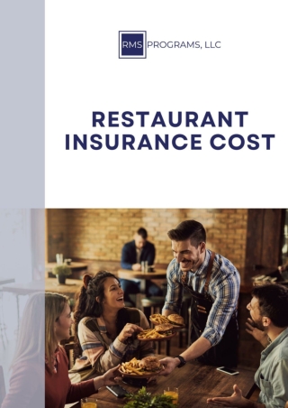 How Much Does Restaurant Insurance Cost in 2025?