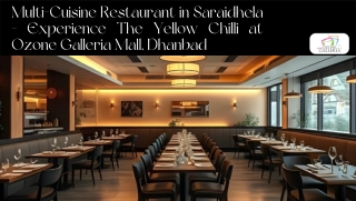 Multi-Cuisine Restaurant in Saraidhela - Experience The Yellow Chilli