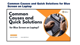 Common Causes and Quick Solutions for Blue Screen on Laptop