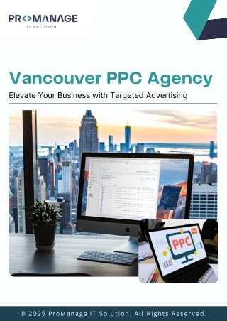Top PPC Agency in Vancouver | ProManage IT Solution for ROI-Driven Ads