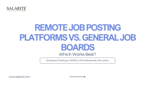 Remote Job Posting Platforms vs. General Job Boards