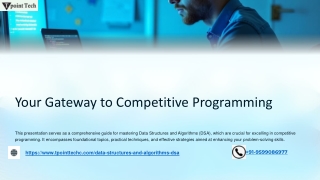 “Your Gateway to Competitive Programming – DSA Essentials”:
