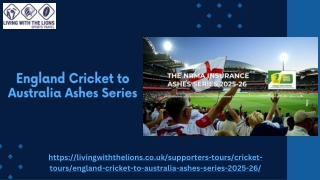 How to Book the Ticket for England Cricket to Australia Ashes Series