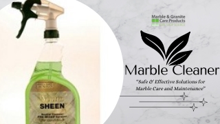 Marble Cleaner: Daily Maintenance and Polished Surface Protection
