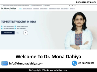 Best IVF Centre in Noida – Dr Mona Dahiya