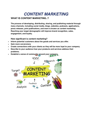 CONTENT MARKETING RJ Webgen
