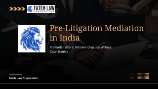 Pre-Litigation Mediation in India: Resolve Disputes Faster and Smarter