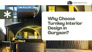 Why Choose Turnkey Interior Design in Gurgaon