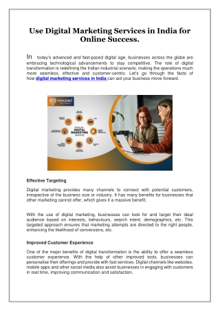 Use Digital Marketing Services in India for Online Success