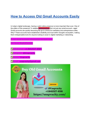How to Access Old Gmail Accounts Easily