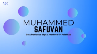 Muhammed Safuvan AV. Best freelance digital marketing expert in Palakkad