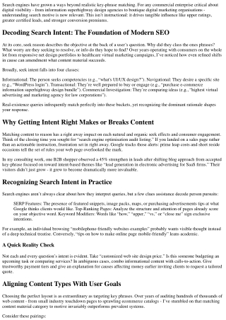 Understanding Search Intent and Tailoring Your Content Accordingly