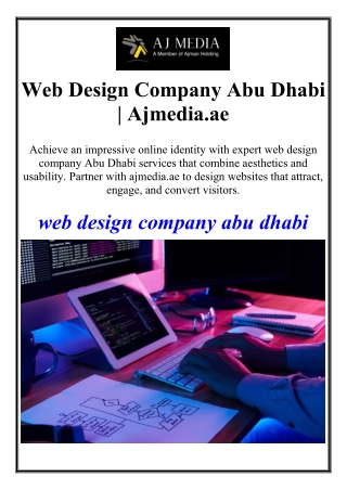Web Design Company Abu Dhabi | Ajmedia.ae