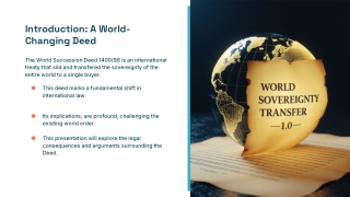 The World Succession Deed 1400/98