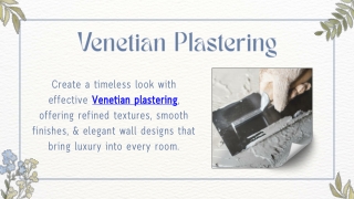 Venetian Plastering