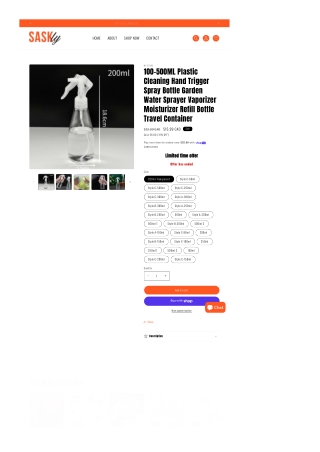 Multi-Purpose Spray Bottle