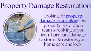 Property Damage Restoration