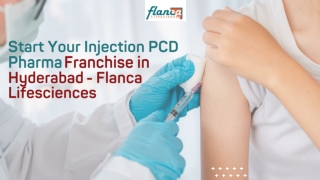 Best Injection PCD Pharma Company in Hyderabad - Flanca Lifesciences