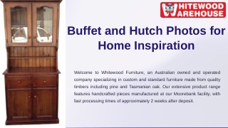 Buffet and Hutch Photos for Home Inspiration | Whitewood Warehouse