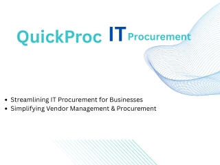 QuickProc – Leading Procurement & Vendor Management Software Solutions