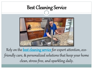 Best Cleaning Service