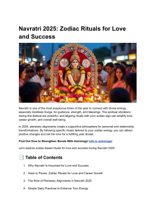 Navratri 2025_ Zodiac Rituals for Love and Success