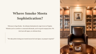 Where Smoke Meets Sophistication?