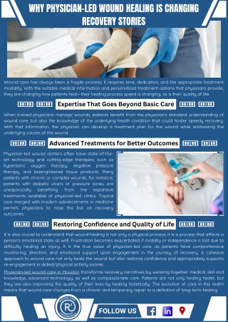 Physician-Led Treatment For Wound Care