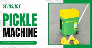 Train Smarter with Spinshot Sports UK Pickle Machine