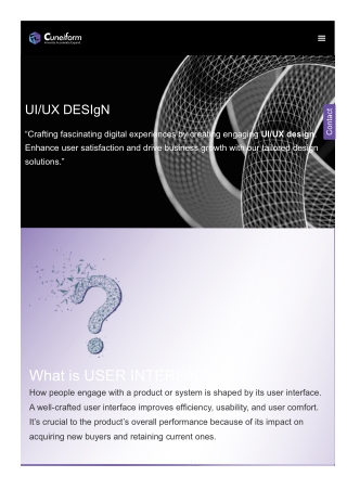 UIUX Development Service in USA - User-First Design  CUNEIFORM